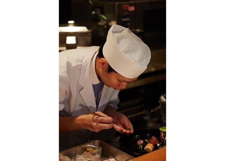 ▲Chef Nozu, who has been the inn chef since its opening in 2016