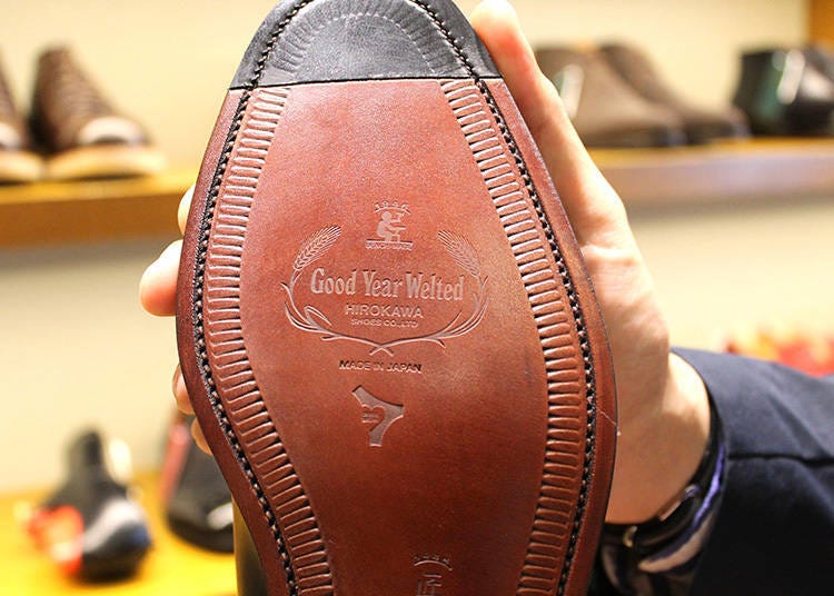 使用舒適度良好的「Goodyear．welt製法」