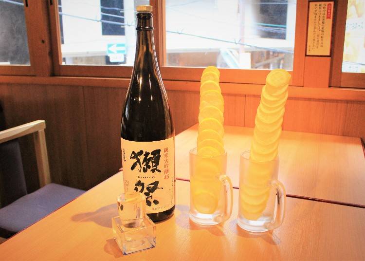 日本酒をはじめ、種類豊富なアルコール