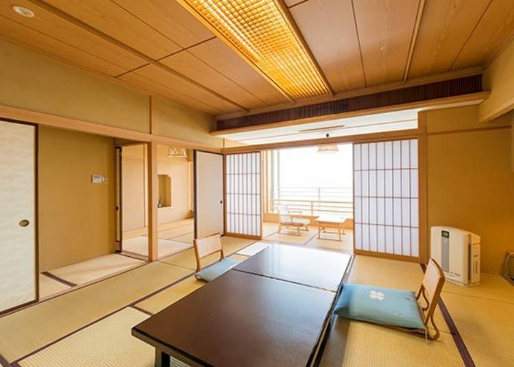 ▲本館:和室套房(標準房型)的範例
