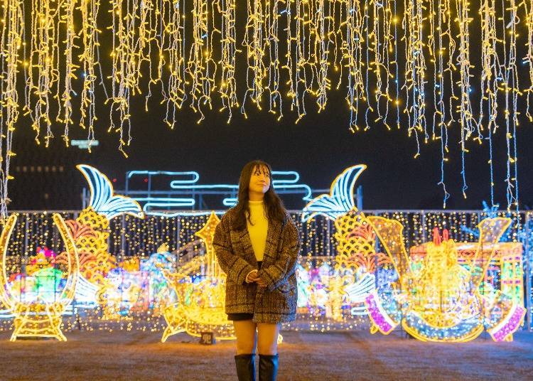 2．由光指引大阪的歷史「大阪城Illuminage」【大阪】