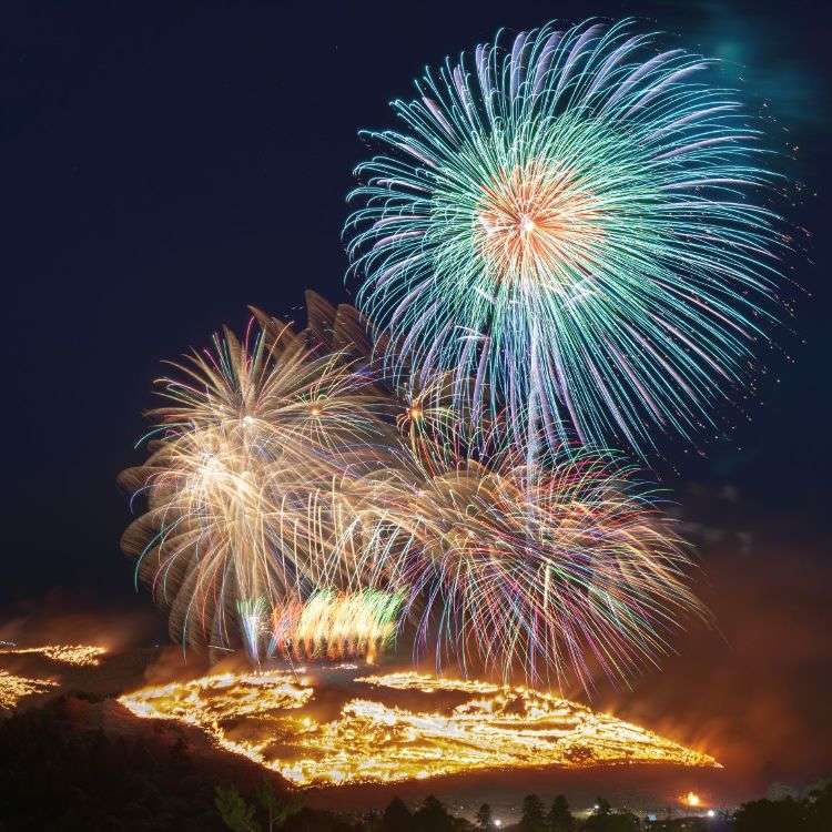 2026年】奈良の伝統行事「若草山焼き」ガイド！赤い山や打ち上げ花火が