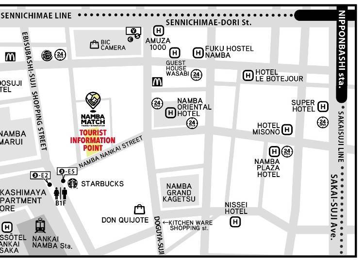 Map of Tourist Information Point