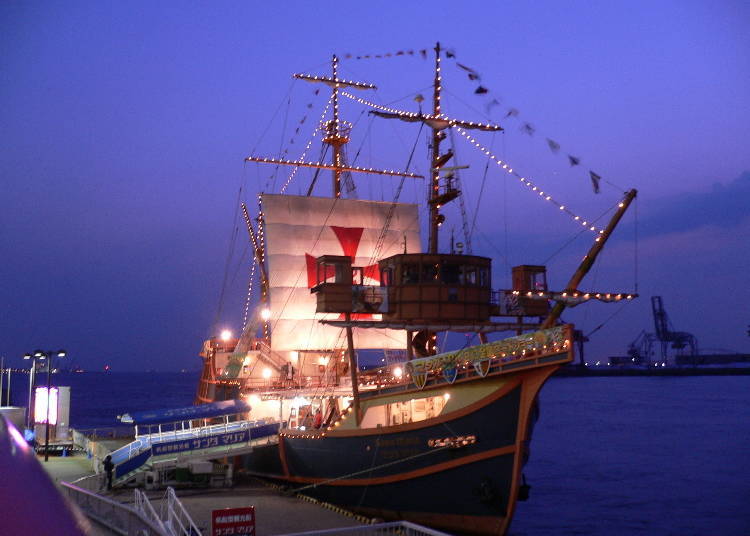2. 【大阪水上巴士 聖瑪麗亞號】從大阪港出發的跨年倒數觀光船！