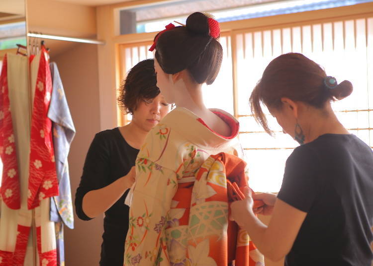 Put on the Kimono and Time for the Photo Shoot!