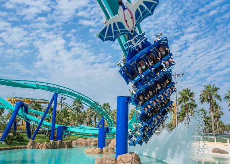 Fear Level 1: A refreshing water thrill ride choreography with the Flying Coaster Acrobat