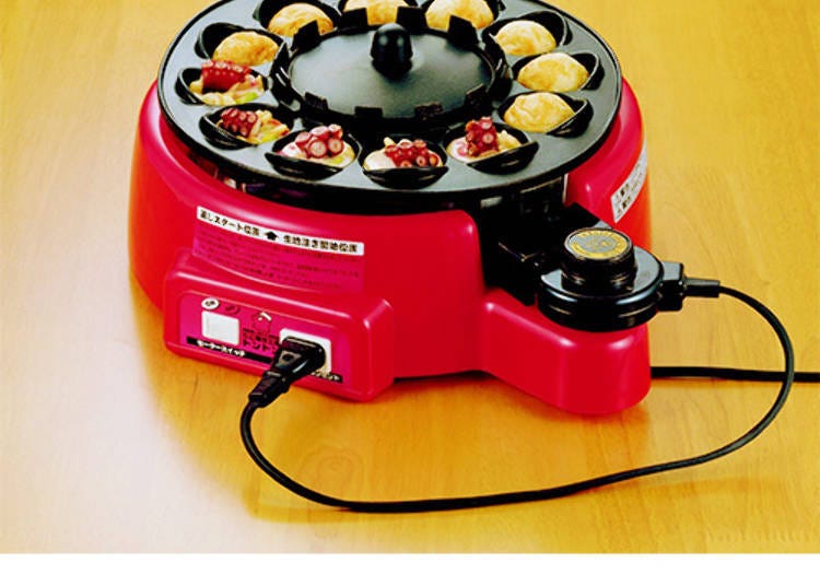 4. Auto-turning takoyaki machine