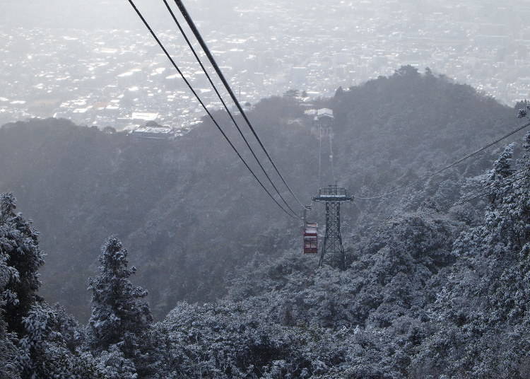 まやビューライン・雪景色
