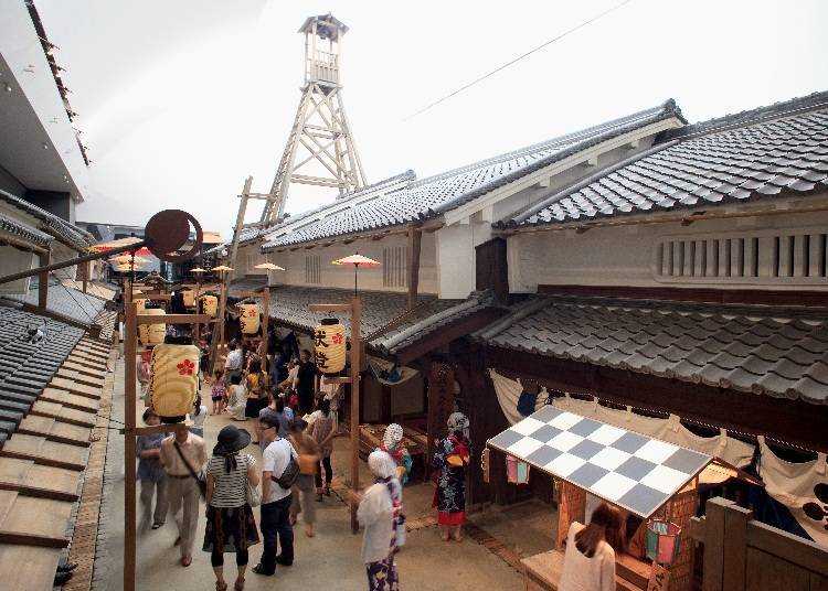６．200年前の大阪を着物姿で歩いて体験できる「大阪くらしの今昔館」