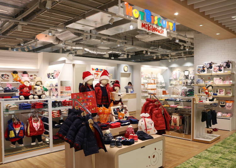 HOT BISCUITS: The first baby and kids wear shop by Miki House in Japan! (fifth floor)