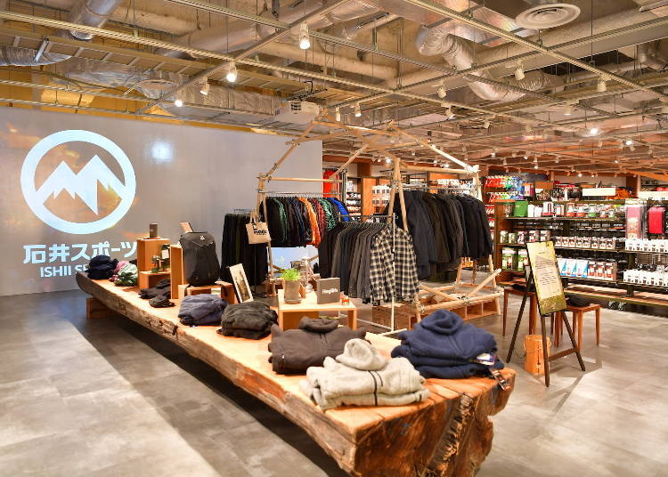 The largest collection of sports and outdoor goods: A gathering of only the most popular brands! (Sixth floor)