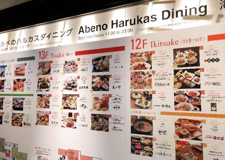 阿倍野HARUKAS推薦設施③想要吃美食就要來「阿倍野HARUKAS美食街」