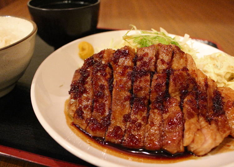 Tonteki Meal Set (200g) 850 yen