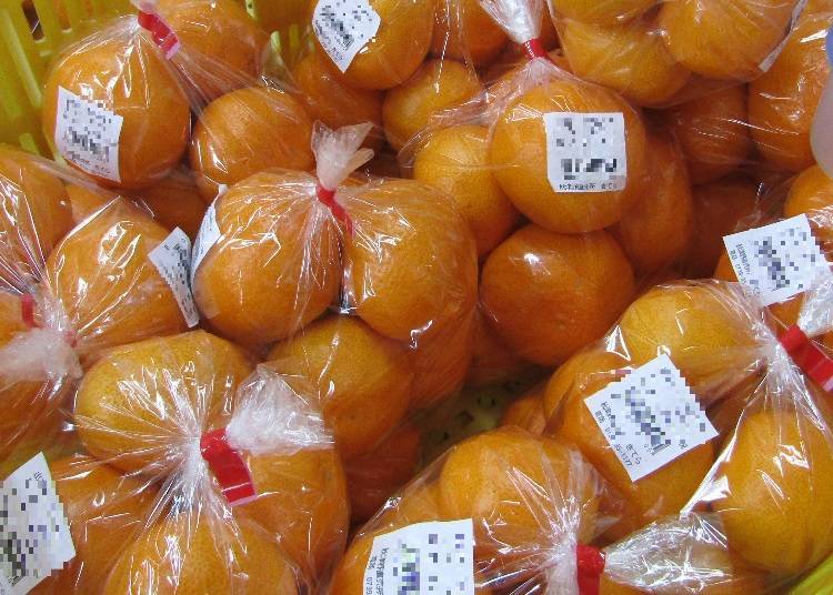 在這裡可以買得到和歌山的橘子！