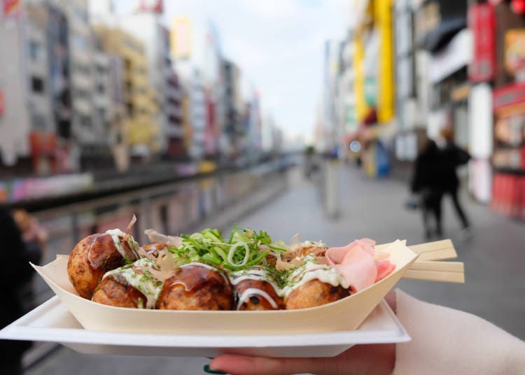 Q. 가성비 좋은 오사카의 먹거리를 즐기려면 어디?