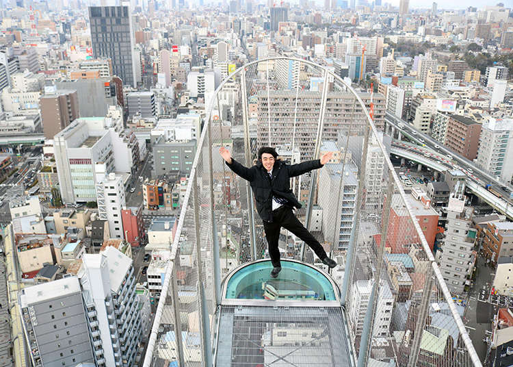 懼高症注意！大阪通天閣「戶外懸空展望台」直擊體驗