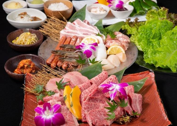 牛肉吃到飽餐廳①大阪難波「和之宮」：享受最高A５等級的神戶牛燒肉