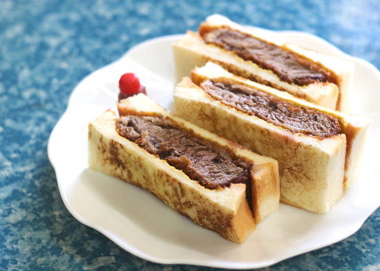 Herekatsu (Pork Cutlet) Sandwich, 1,600 yen (plus tax)