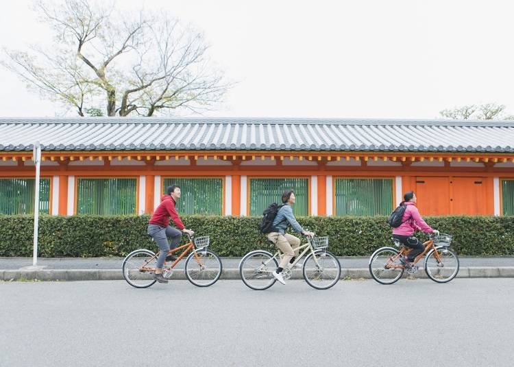 京都深度旅游秘招5：交通再壅挤都不怕！租借脚踏车也是一种方式