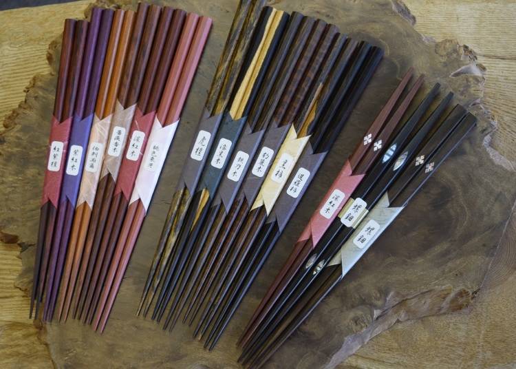 5. Kyoto Ohashi Kobo: Chopsticks and chopstick boxes made of natural materials
