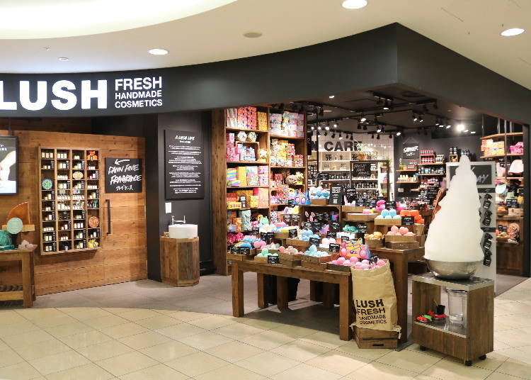 ■A hearty product line at Lush Osaka (3F)