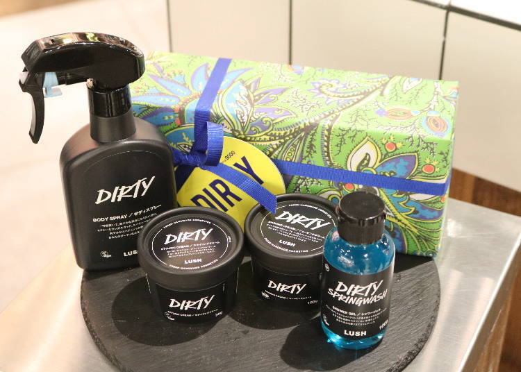 4. “Dirty” body spray gift set