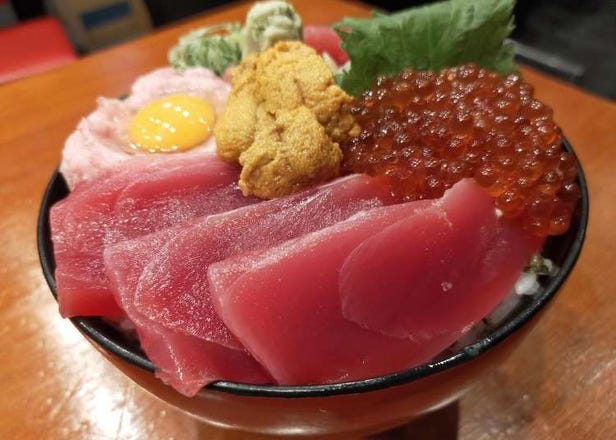 돈부리 - 오사카 니혼바시의 천연 마구로동(참치덮밥)을 찾아서!