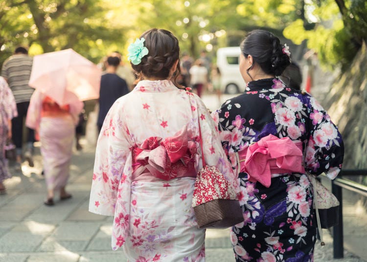 1. Walk Around Kyoto Wearing Geta and Yukata
