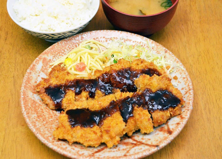 Delicious, freshly fried Chicken Katsu Teishoku