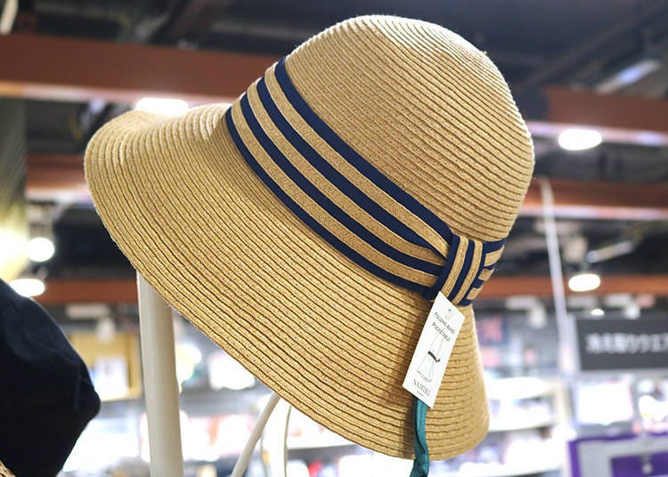 「並木伸好設計屋 UV帽子 paper sailor」（5,500日圓）