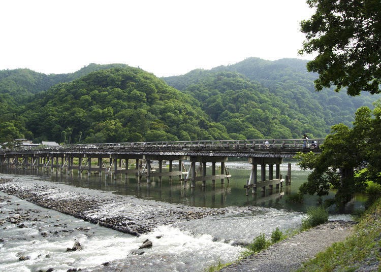 2. Togetsukyo Bridge: A Symbol of Arashiyama Visited by the Emperor