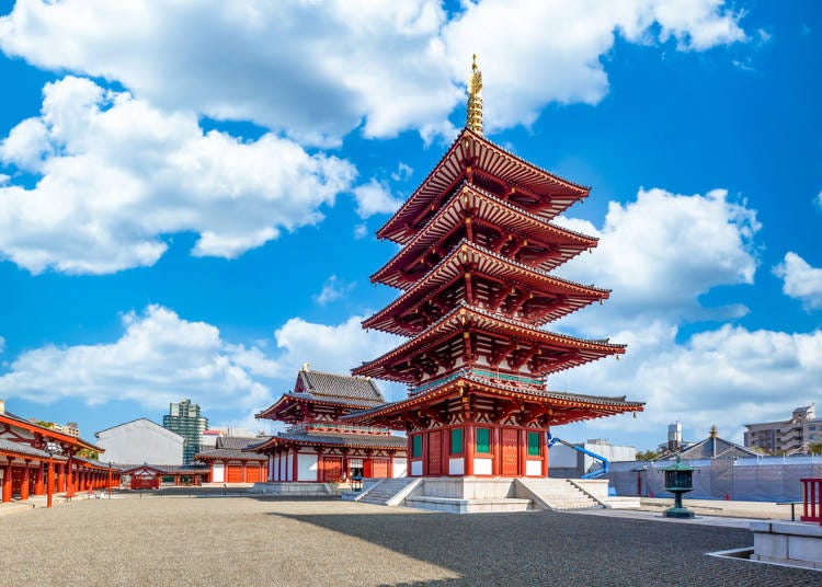 1．【天王寺】縁日も楽しめる！日本最古の官寺「四天王寺」