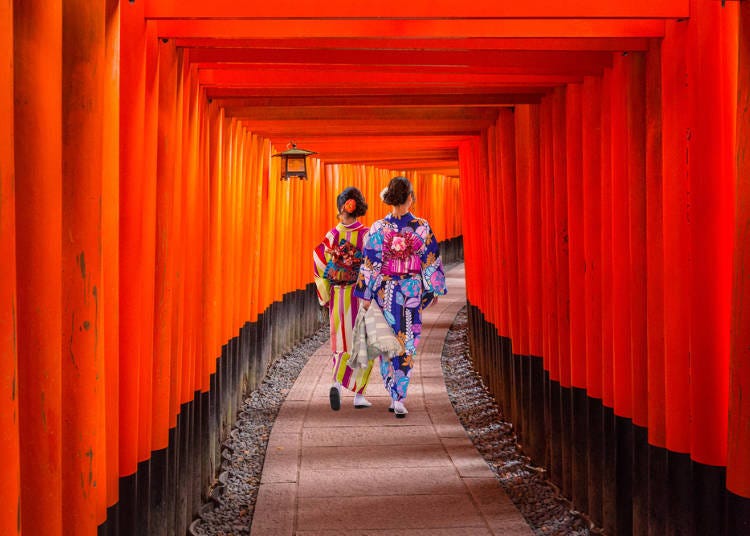 京都免費景點⑩【伏見】熱門拍照景點的千本鳥居「伏見稻荷大社」