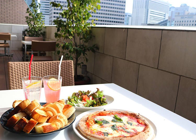 Weekday-only Lunch Margherita Pizza (580 yen)