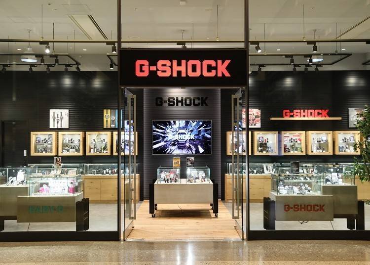 G-SHOCK STORE OSAKA: Their only flagship store in Kansai (North Building 1F)