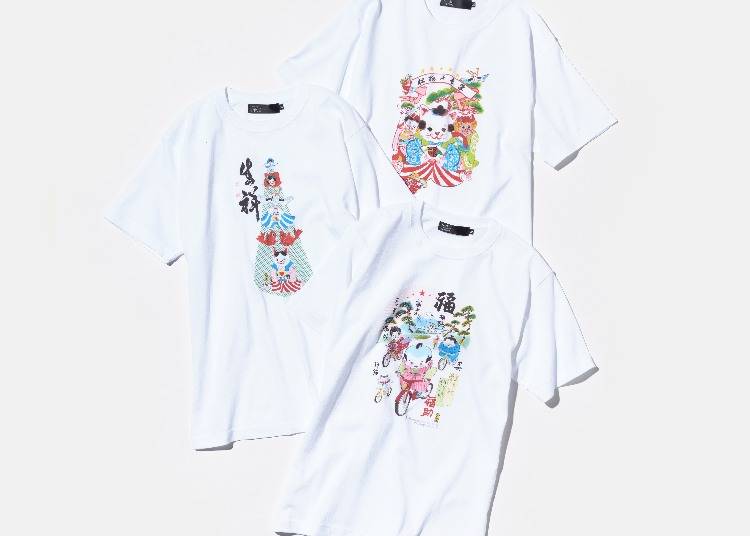 7）犬ん子×BEAMS JAPAN Tシャツ