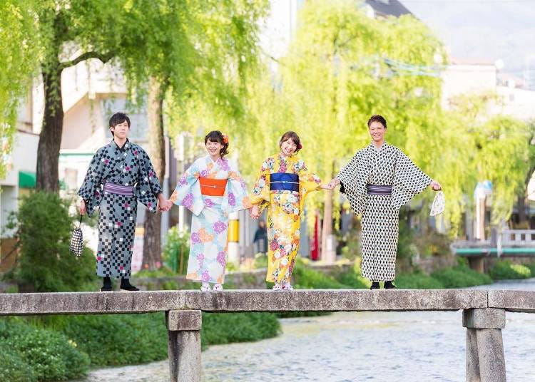 11.免費隔天歸還!穿和服逛夜京都「京都和服體驗夢館 五条店」