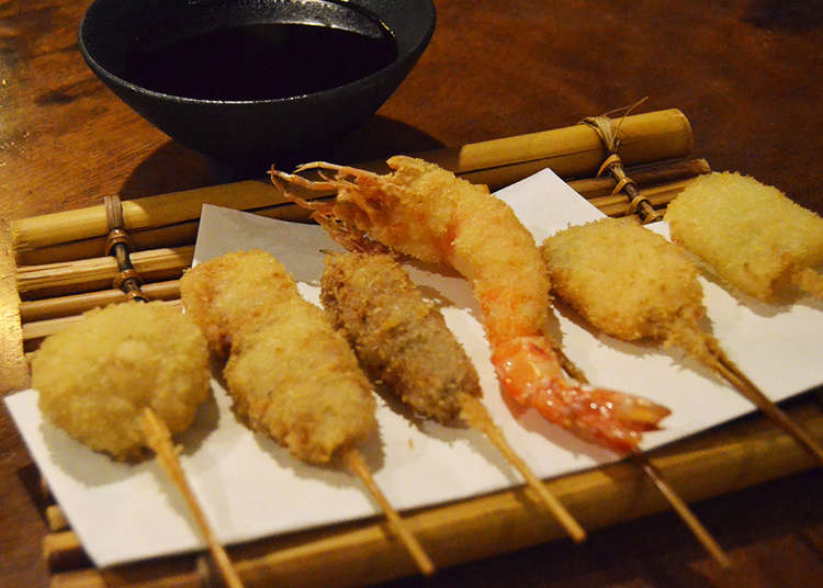 大阪名物 串カツ 作りに挑戦 旬の食材を揚げて美味しくいただこう Live Japan 日本の旅行 観光 体験ガイド