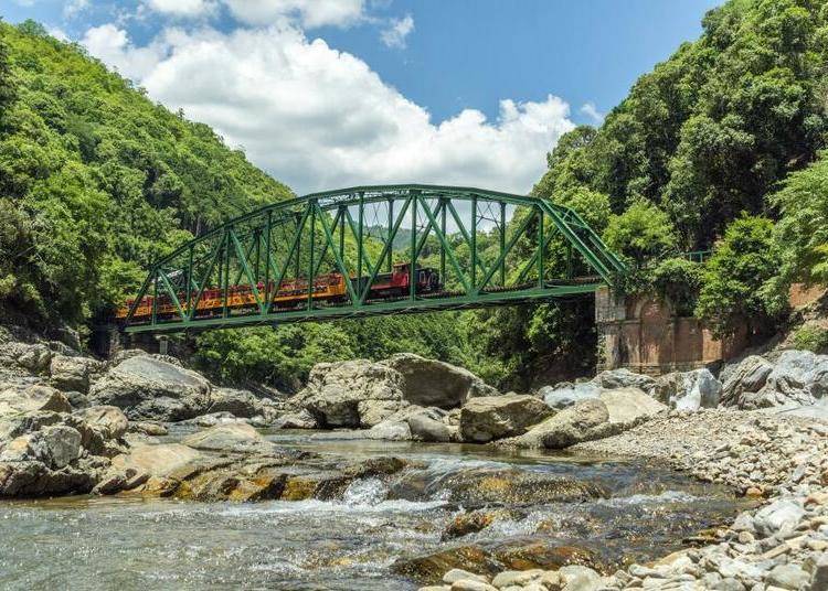 4. Sagano Romantic Train: Ride through the Beautiful Valleys