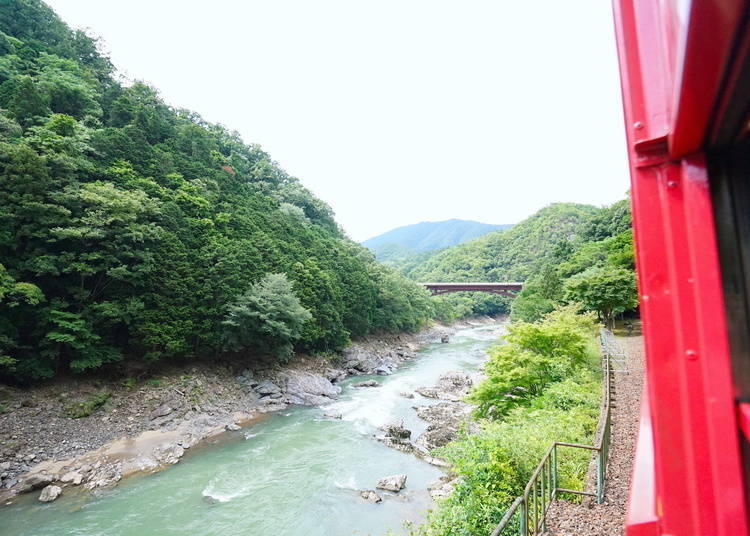 從嵐山小火車望出去的風景