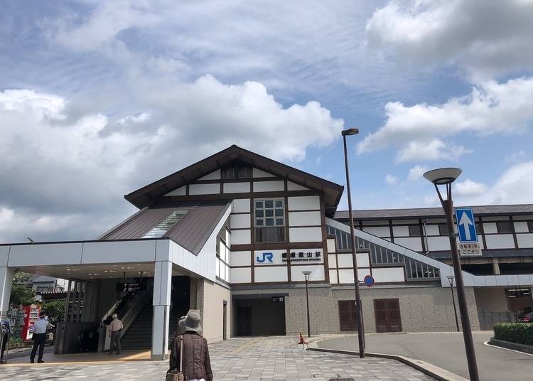 Access from JR Saga Arashiyama Station