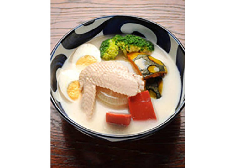 【京のおへそ 錦店】鶏白湯スープの珍しいおでんが名物