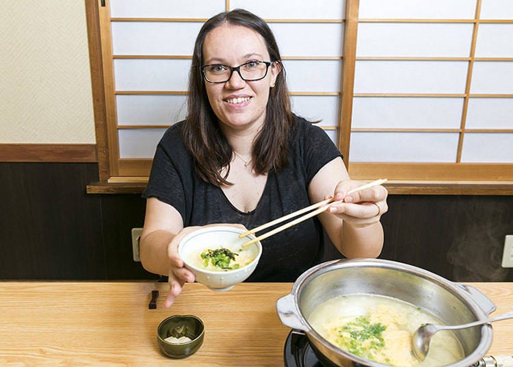 The delicious flavor of the fugu blowfish, soaked up by the rice!