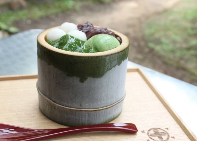 Nama-cha Matcha Jelly Uji Honten Limited Item (990 yen, tax included)