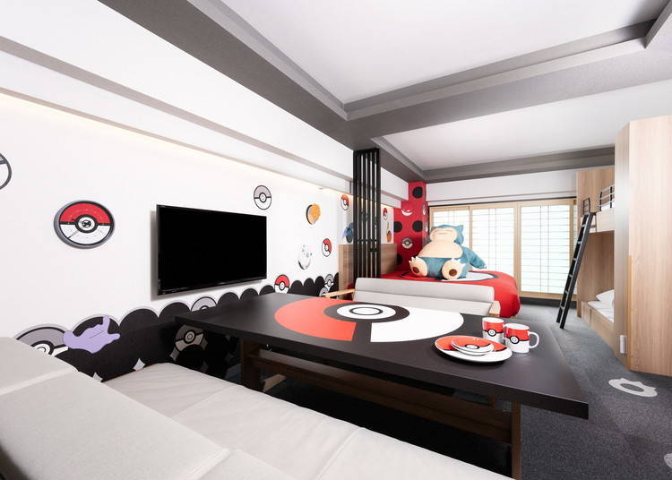 Relax and unwind in the Pokemon Room, surrounded by tons of cute Pokémon!