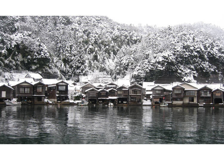 2. Ine no Funaya: An Unforgettable Landscape of Snow in Kyoto!