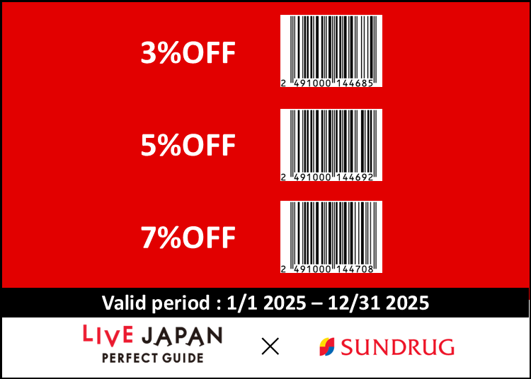Discount coupon combined with tax exemption (SUNDRUG)