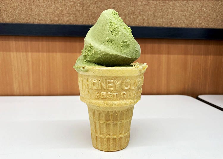 「北川半兵衛商店」の抹茶を使ったアイスクリームは、京都市内を中心に展開するフレスコならではの商品