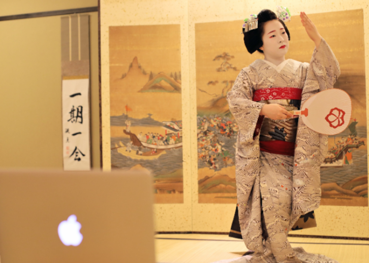 舞妓美妙的表演在線上就能看到!