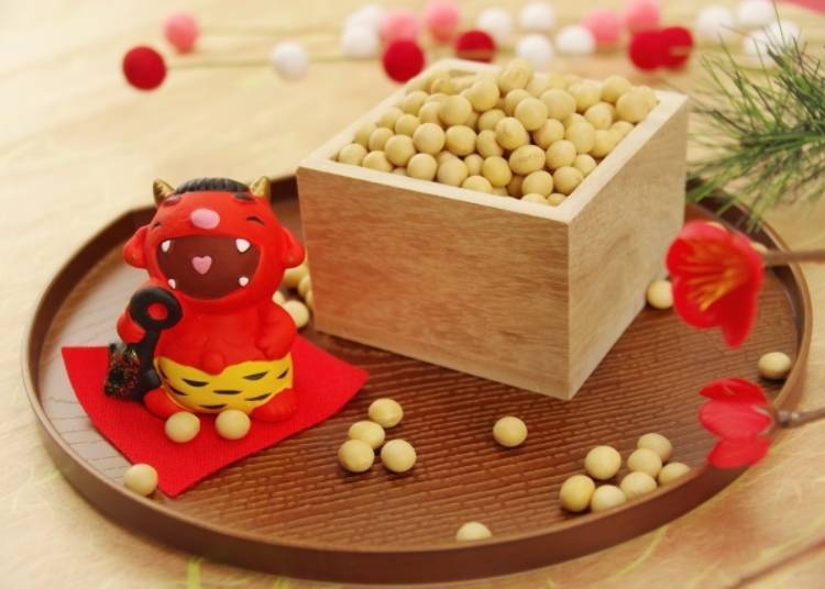 Setsubun marks the point in which the seasons change from winter into spring.